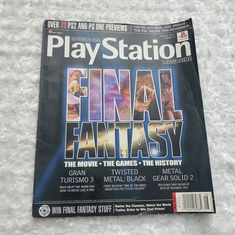 Issue 47 August 2001 Official U.S. PlayStation Magazine Video Game
